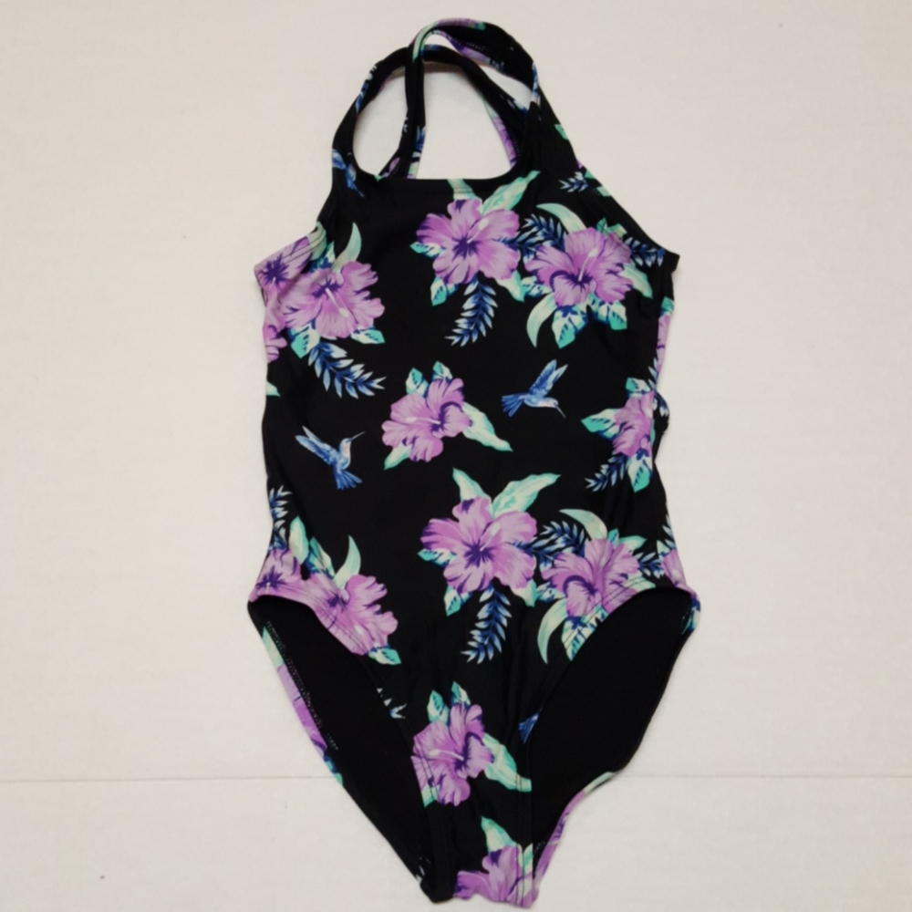 Place Girl's 1 Piece Backless Bathing Suit